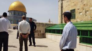 ח"כ אריאל קלנר בהר הבית צילום: הותר לשימוש פוליטי