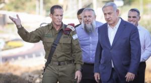 נתניהו בזירת הפיגוע צילום: פלאש 90, נעם רבקין פנטון חדשות