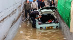 הצפות ביפו בסוף השבוע צילום: פלאש 90 תחזית מזג האוויר