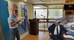 ראש מועצת יש"ע אלחייני בישיבת סיעת ימינה צילום: מועצת יש"ע פוליטי