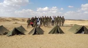 הטירונים עם הרבנים צילום: נצח יהודה ברנז'ה