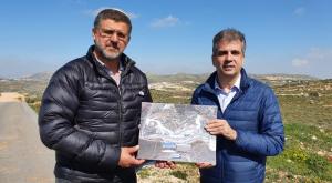 בוארון עם השר כהן צילום: דוברות התיישבות