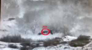 תיעוד חיסול החולייה, הלילה צילום: דובר צה"ל ביטחון
