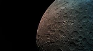 הירח מן החללית 'בראשית' צילום: spaceIL חדשות