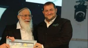 הרב לבנון עם יוסי דגן צילום: רועי חדי התיישבות