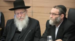 יו"ר ועדת הכספים משה גפני וסגן השר יעקב ליצמן צילום: פלאש 90 פוליטי