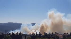 השרפה במבשרת צילום: תיעוד מבצעי כבאות והצלה חדשות