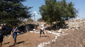 שיפוץ אנדרטאות בגולן צילום: ישיבת אלוני הבשן חדשות