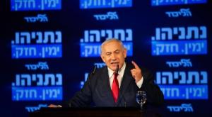 ראש הממשלה נואם, הערב צילום: אהרן קרון, פלאש 90 חדשות