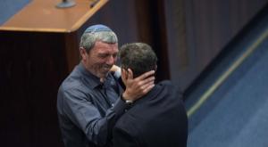 יועז הנדל והרב פרץ צילום: נעם רבקין פנטון, פלאש 90 פוליטי