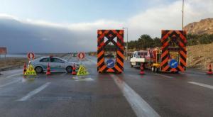 חסימות כבישים בעקבות שטפונות. ארכיון צילום: דוברות משטרת ישראל חדשות