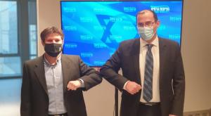 עו"ד שמחה רוטמן עם סמוטריץ' צילום: 'מפלגת הציונות הדתית' פוליטי