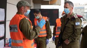 הרמטכ"ל כוכבי בבני ברק צילום: דובר צה"ל חדשות