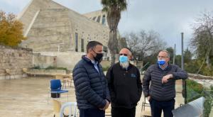 ח"כ כהנא בגוש עציון צילום: דוברות לשכת מתן כהנא התיישבות