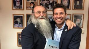 ברקוביץ' והרב בורשטיין צילום: מטה עופר ברקוביץ' חדשות