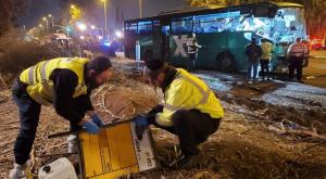 מתנדבי זק"א במקום התאונה צילום: דוברות זק"א חדשות