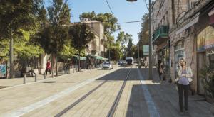 הדמיית הקו הכחול בעמק רפאים צילום: תכנית אב לתחבורה חדשות