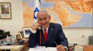 נתניהו בשיחה עם ביידן צילום: דוברות ראש הממשלה מדיני