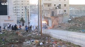 רכב צה"לי נרגם בבקת"בים צילום: צילום מסך ביטחון