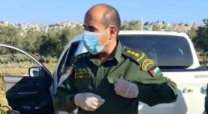 אחד השוטרים הפלסטיניים  צילום: שומרים על הנצח התיישבות