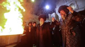 הדלקה במירון בל"ג בעומר. ארכיון צילום: דוד כהן, פלאש 90 חדשות