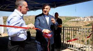 נתניהו עם ראש מועצת אפרת, אמש צילום: איגור אוסדצ׳י ביטחון
