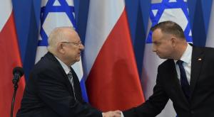ריבלין עם נשיא פולין צילום: עמוס בן גרשום, לע"מ מדיני
