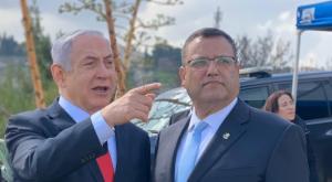 נתניהו עם משה ליאון בסיור צילום: דוברות עיריית ירושלים דעות