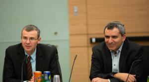 השרים לוין ואלקין. כחול לבן יגיעו? צילום: יונתן זינדל, פלאש 90 פוליטי