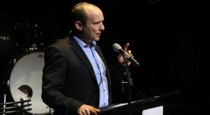 השר נפתלי בנט בנאומו צילום:  גדעון מרקוביץ חדשות
