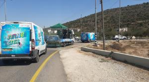 משאיות שמחה של בנימין  צילום: דוברות בנימין  התיישבות