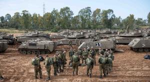 חיילי המילואים שגויסו בעקבות בהסלמה צילום: דובר צה"ל ביטחון