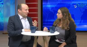 בנט באולפן כיפה צילום: כיפה פוליטי