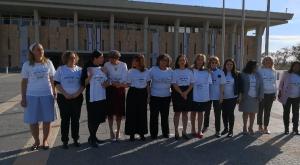 חברות הכנסת מנציחות נשים שנרצחו על ידי בני זוגן צילום: ללא חדשות
