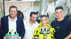  וורד, עם אופק מנטקה וראש המועצה דגן. מזל טוב צילום: דוברות מועצה אזורית שומרון חדשות