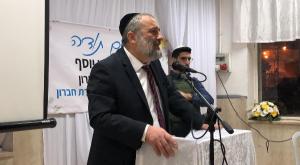 השר אריה דרעי , היום בחברון צילום: דוברות ש"ס חדשות