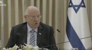 הנשיא ריבלין, אתמול במשכנו צילום: לע"מ פוליטי