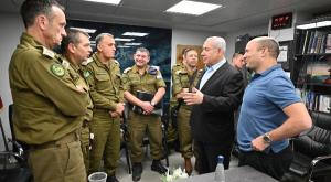 רה"מ ושר הבטחון בסיום הערכת המצב צילום: אריאל חרמוני, משרד הביטחון חדשות
