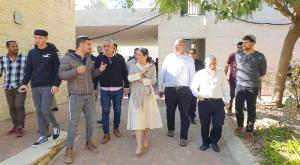 שקד בסיור צילום: דביר סאסי פוליטי