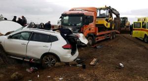 זירת התאונה צילום: תיעוד מבצעי מד"א חדשות