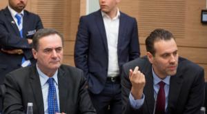 מיקי זוהר וישראל כ"ץ צילום: יונתן סינדל/ פלאש 90 פוליטי