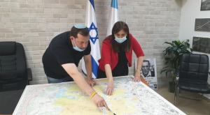 דגן וחוטובלי בסיור צילום: ללא התיישבות