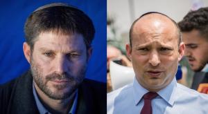 מפרידים כוחות. בנט ובמוטריץ' צילום: Yonatan Sindel/Flash90 פוליטי