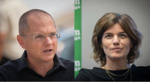 מי ידאג לבעלי החיים? זנדברג ופורר צילום: Yonatan Sindel/Flash90 פוליטי