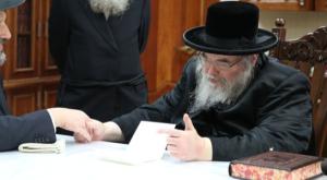 האדמו"ר מבעלזא, הרב ישכר דב רוקח צילום: Yaacov Cohen/FLASH90 חדשות