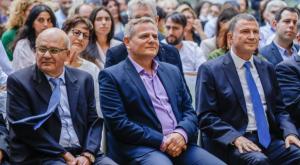 שר הבריאות, הורוביץ ומנכ"ל המשרד, לוי צילום: Olivier Fitoussi/Flash90 חדשות