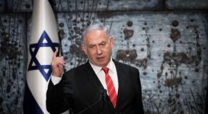נתניהו בבית הנשיא צילום: Yonatan Sindel/Flash90 חדשות