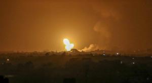 תקיפת צה"ל ברצועת עזה, השבוע צילום: Abed Rahim Khatib/Flash90 ביטחון