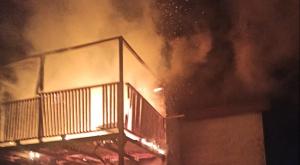 השריפה בתקוע, אמש צילום: דוברות כבאות והצלה לישראל | מחוז יו"ש חדשות