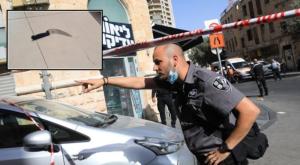זירת הפיגוע צילום: פלאש 90, דוברות המשטרה חדשות